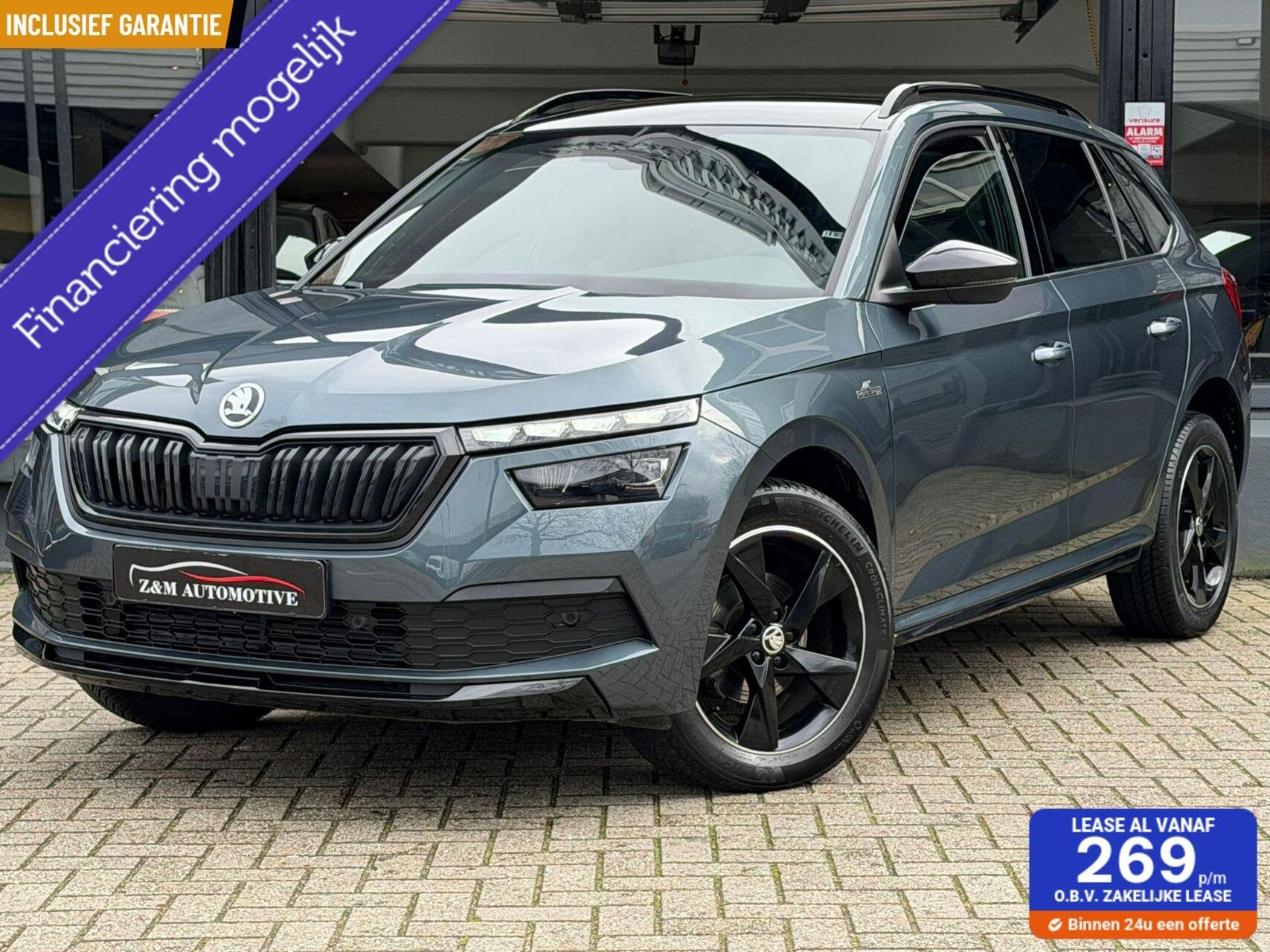 Skoda Kamiq 1.0 TSI Monte-Carlo 7-DSG Pano*Led*Virtuel*ACC*L, Gebruikt, Zwart, 1156 kg, Bedrijf