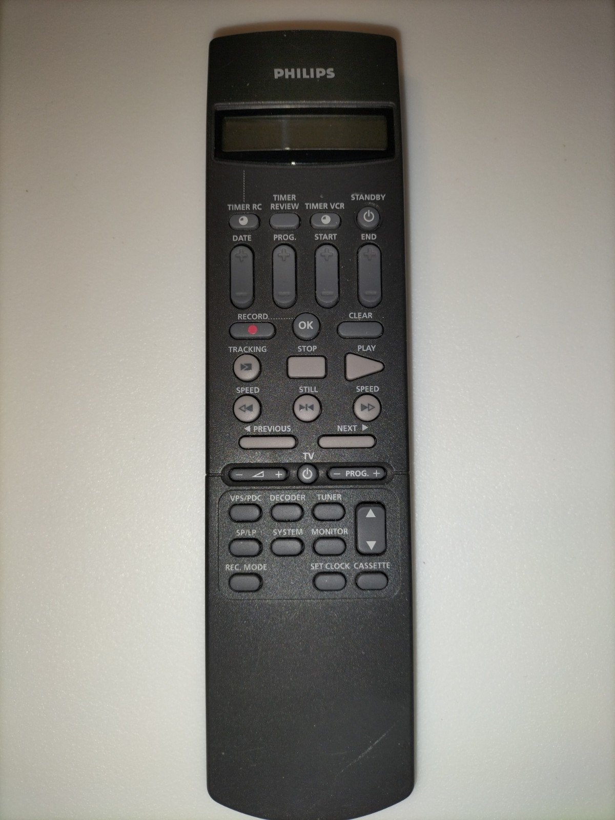 Philips RT 241/114 Afstandsbediening voor VCR/TV, Gebruikt, Tv, Ophalen of Verzenden, Origineel