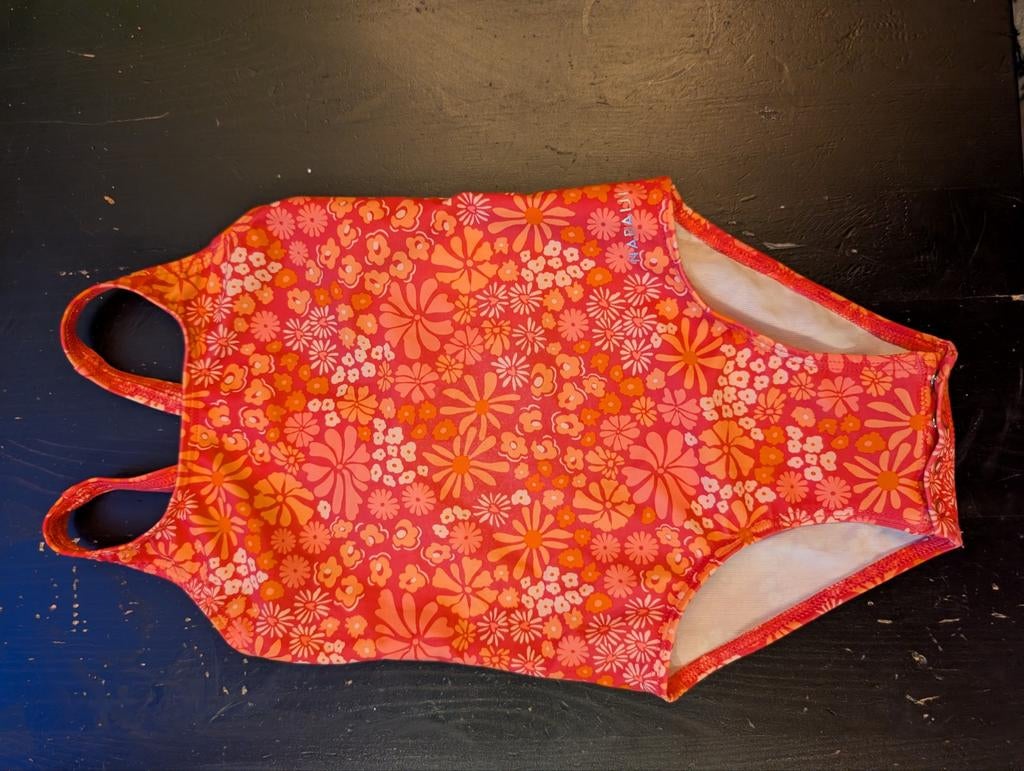 Badpak maat 80 met drukknoopjes in het kruis, Kinderen en Baby's, Babykleding | Baby-zwemkleding, Gebruikt, Meisje, Badpak, Ophalen of Verzenden