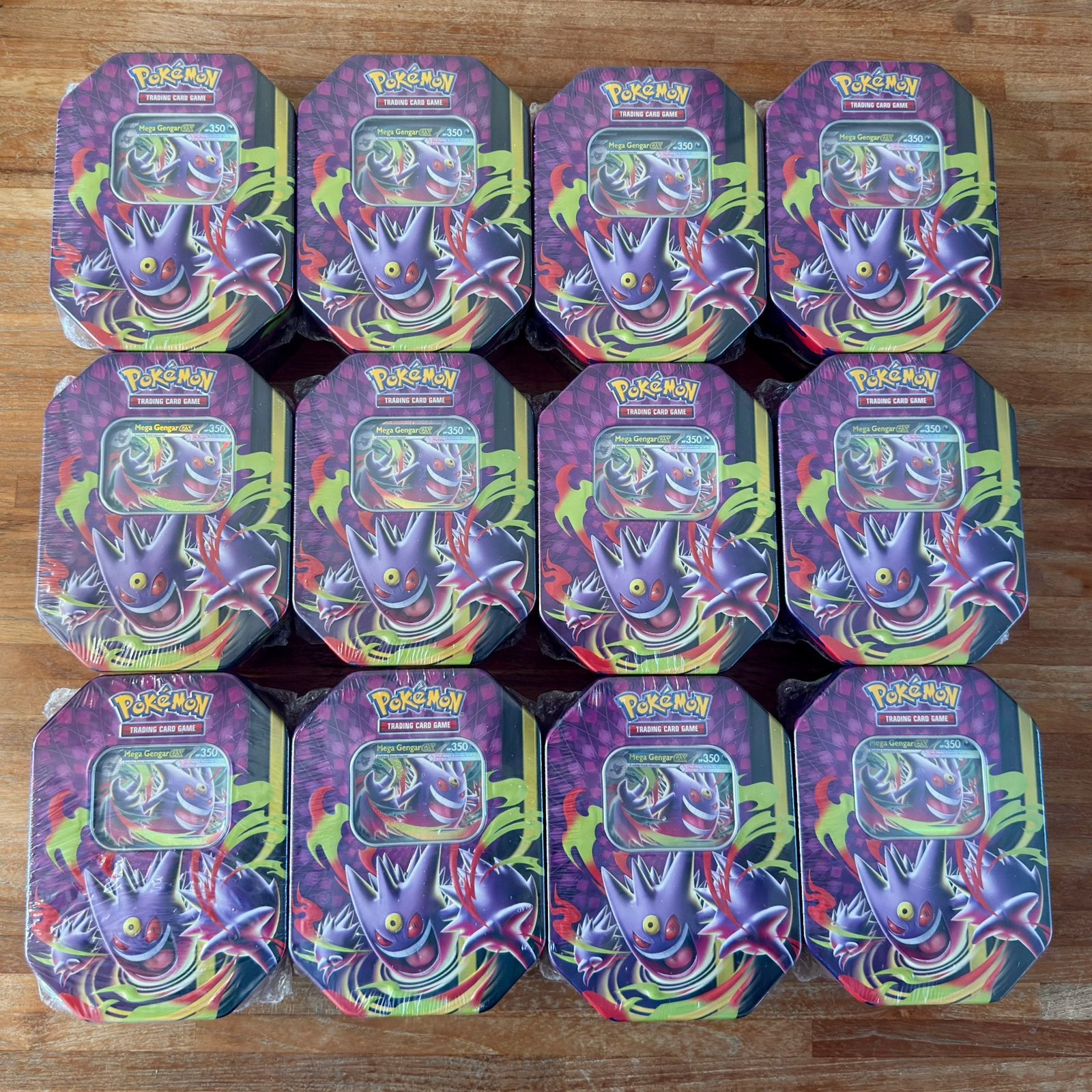 Mega Moonlit Mega Gengar ex Tins (3 beschikbaar), Hobby en Vrije tijd, Verzamelkaartspellen | Pokémon, Ophalen, Nieuw, Boosterbox