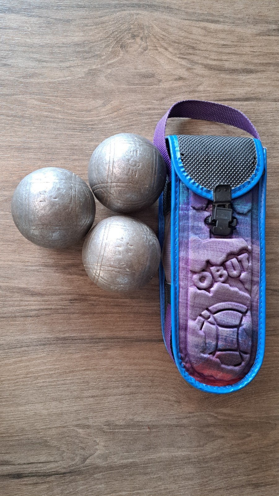 Wedstrijd jeu de boules ballen, Ophalen, Gebruikt