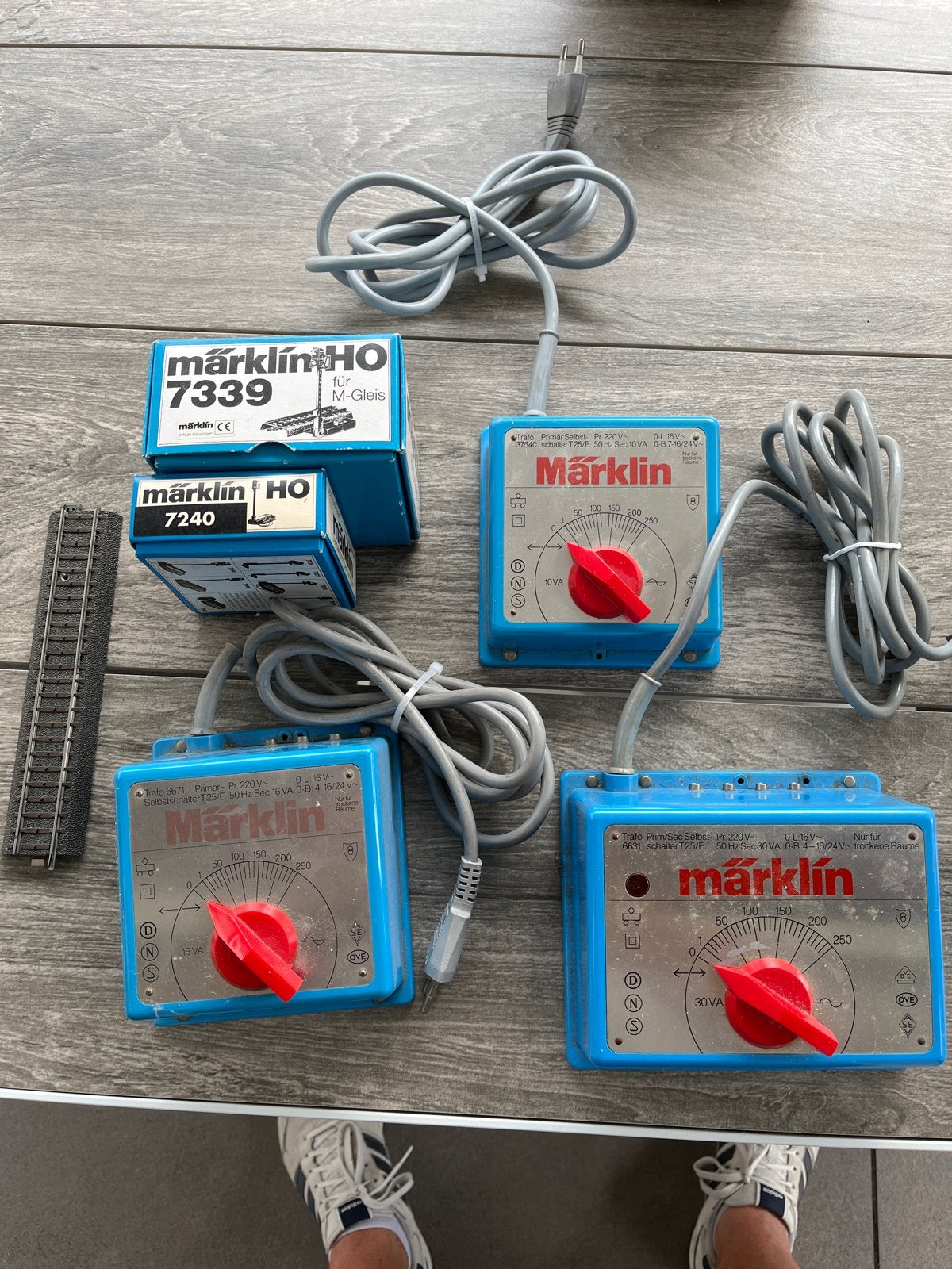 Märklin HO Treinaccessoires: Transformatoren, Rails, Seinen, Ophalen, Wisselstroom, Gebruikt, Overige typen