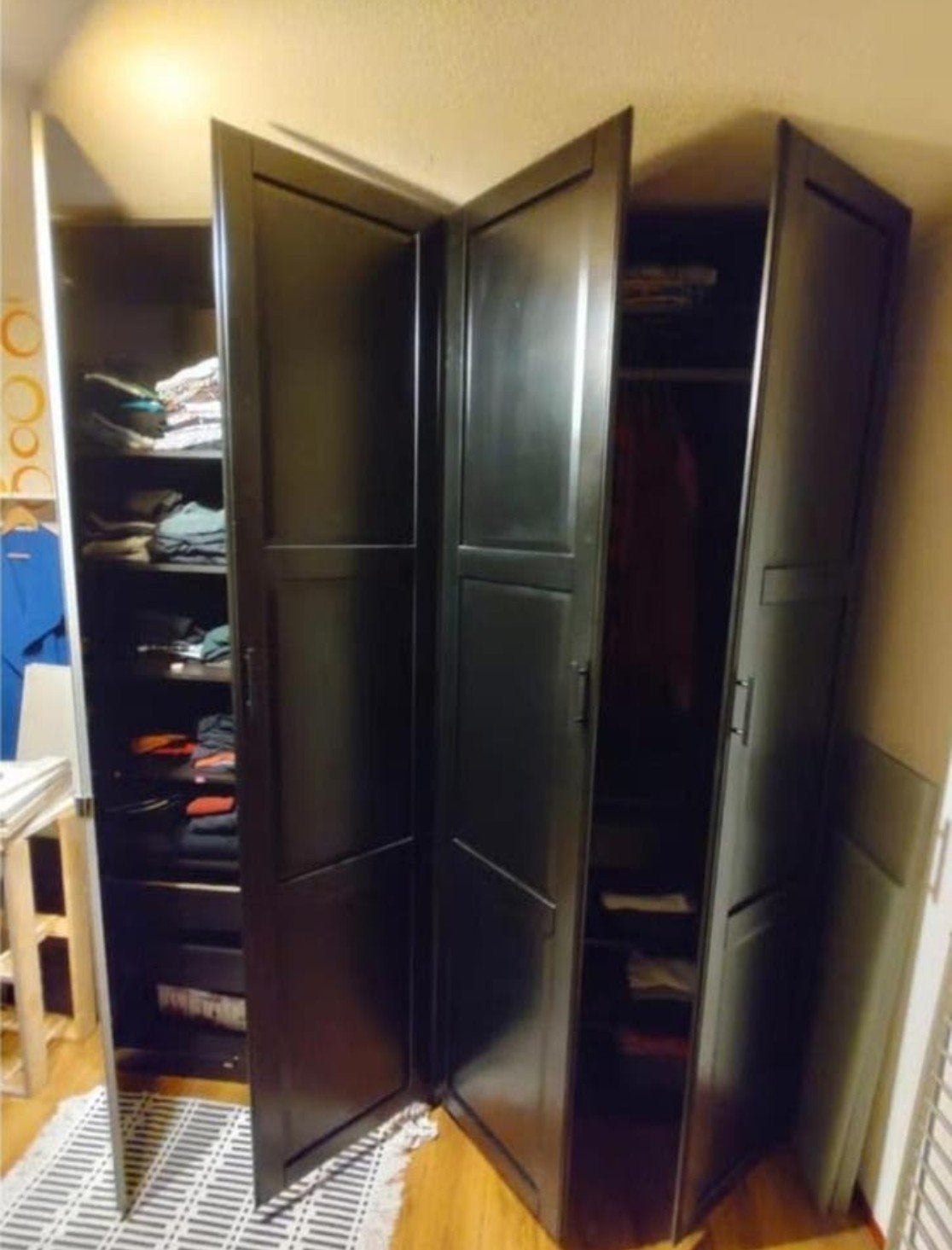 Ikea kastdeuren en spiegel, Ophalen