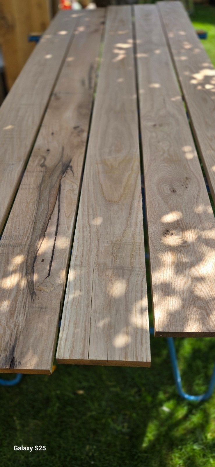 Eiken planken, Doe-het-zelf en Verbouw, Hout en Planken, 25 tot 50 mm, Eiken, Nieuw, Ophalen of Verzenden