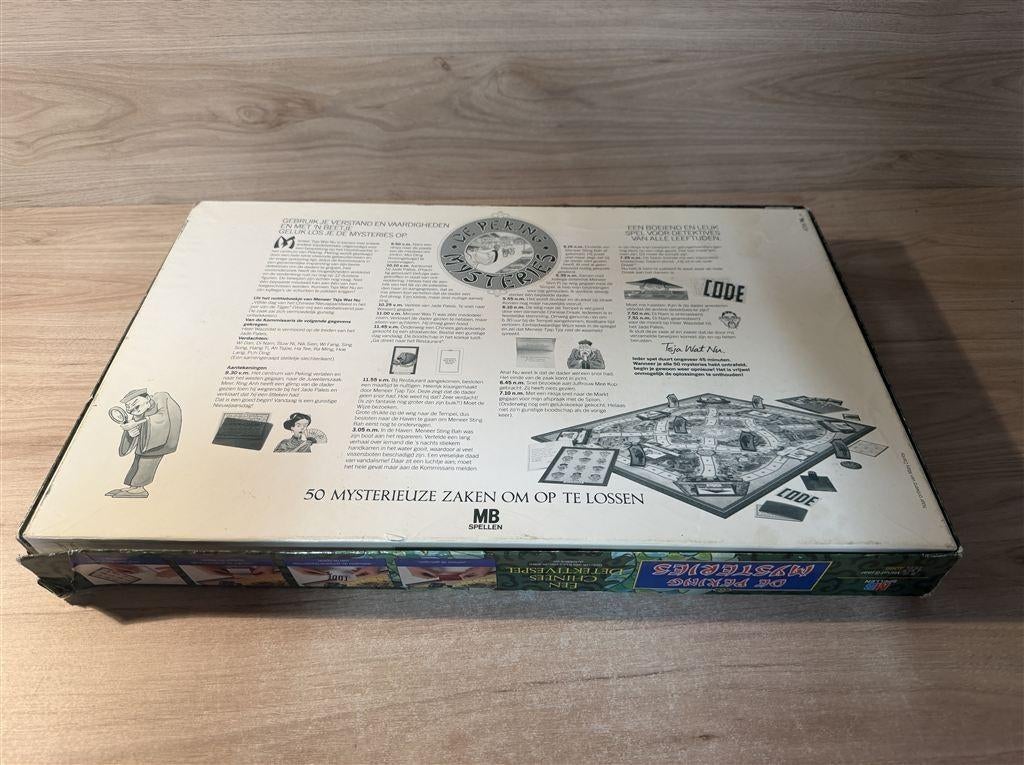 de peking mysteries orginele editie - s6587, Hobby en Vrije tijd, Gezelschapsspellen | Bordspellen, Verzenden, Zo goed als nieuw