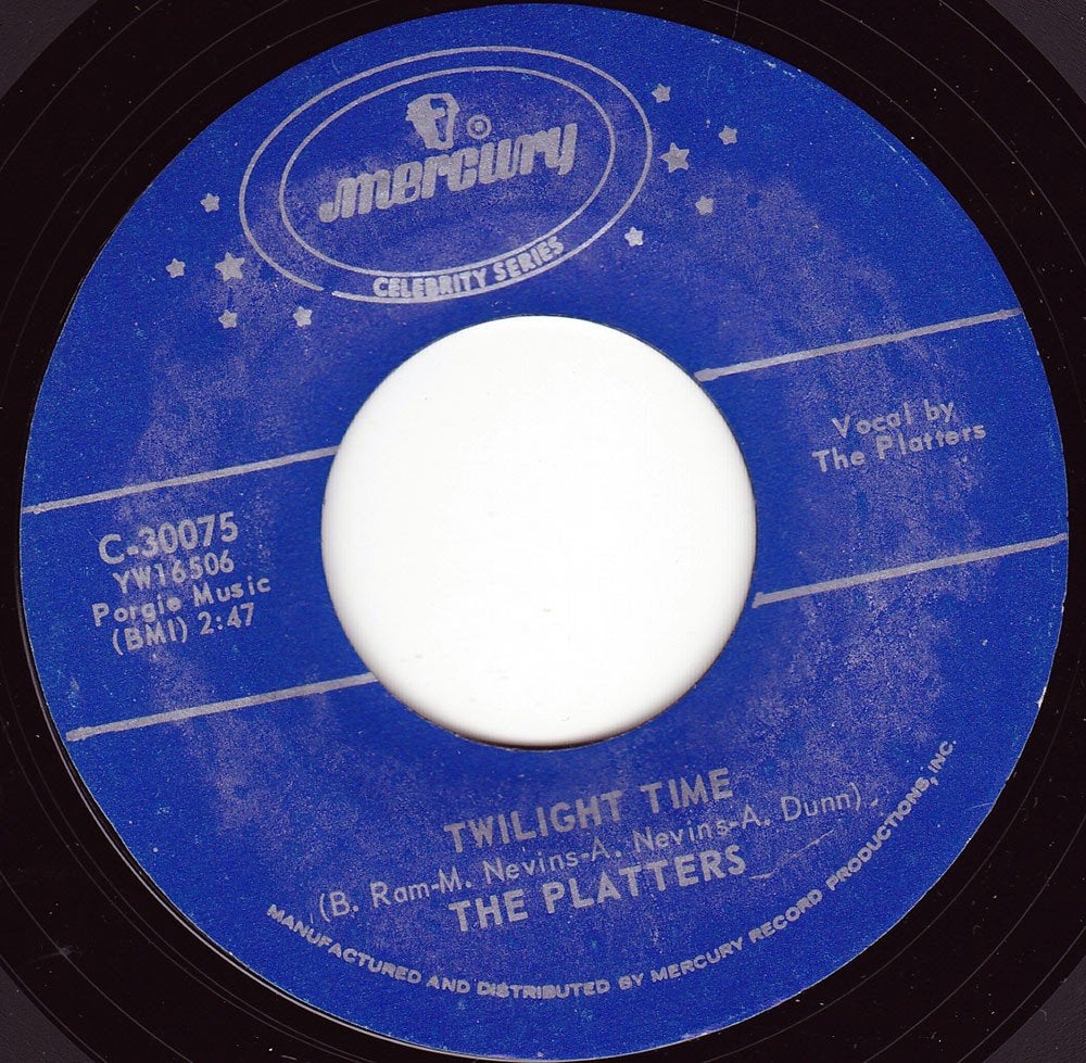 The Platters - Twilight Time 7", Ophalen of Verzenden, Zo goed als nieuw, 7 inch, Pop