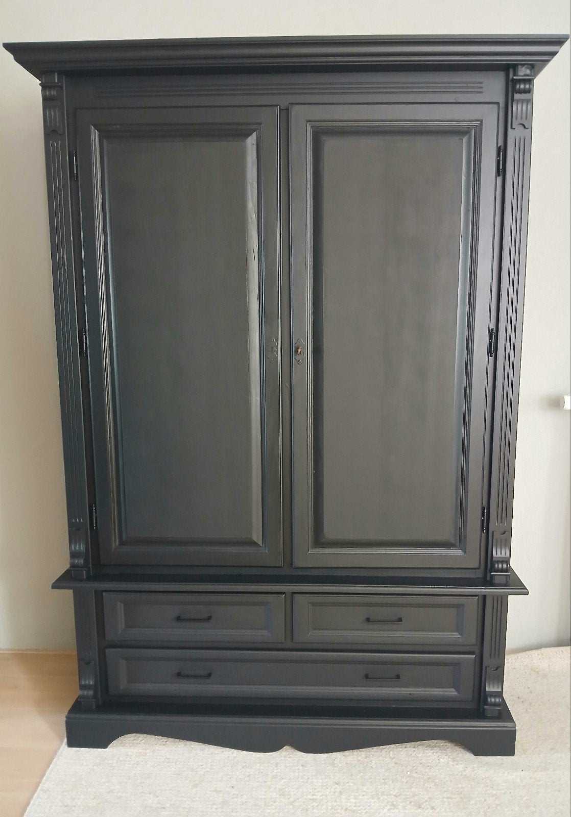 Antieke linnenkast, Ophalen, Gebruikt, 200 cm of meer, Klassiek, Landelijk