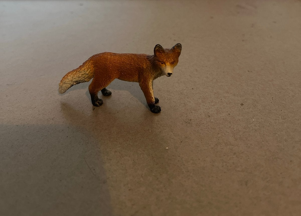 Vos beeldje - Wild dier figuurtje van schleich, Ophalen of Verzenden, Zo goed als nieuw, Wild dier, Beeldje of Figuurtje