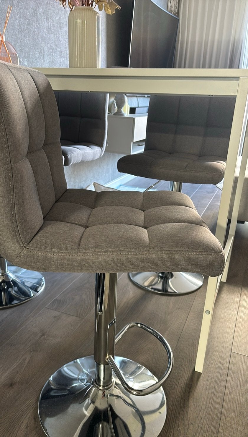 Set van 4 nieuwe barstoelen, Ophalen, Zo goed als nieuw, 90 cm of meer, 4 krukken