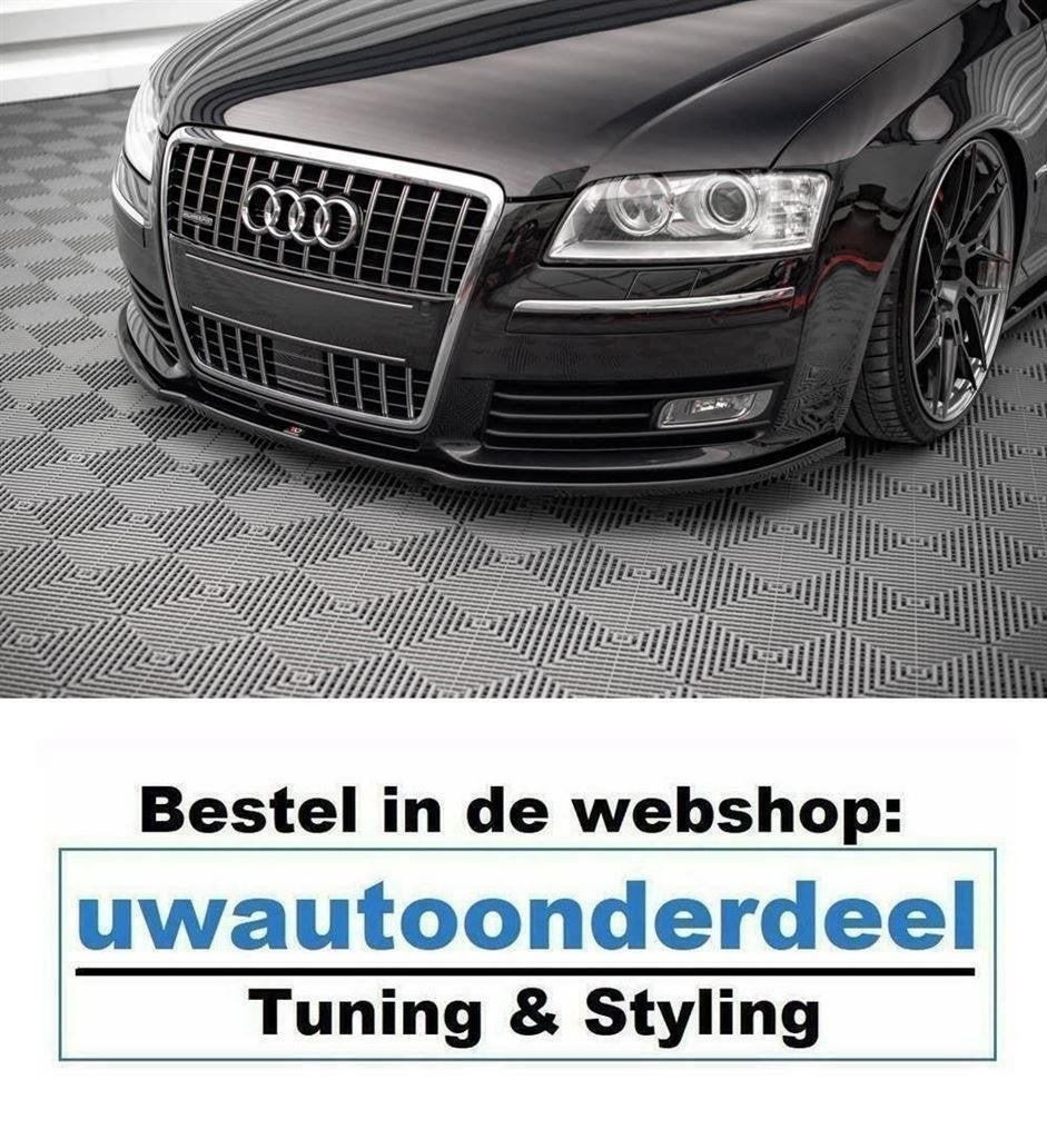 Maxton Spoiler Voorspoiler Lip Splitter Voor Audi S8 D3, Verzenden, Automotive Parts, A.parts@hotmail.nl, Trasmolenlaan 12 3447 GZ Woerden