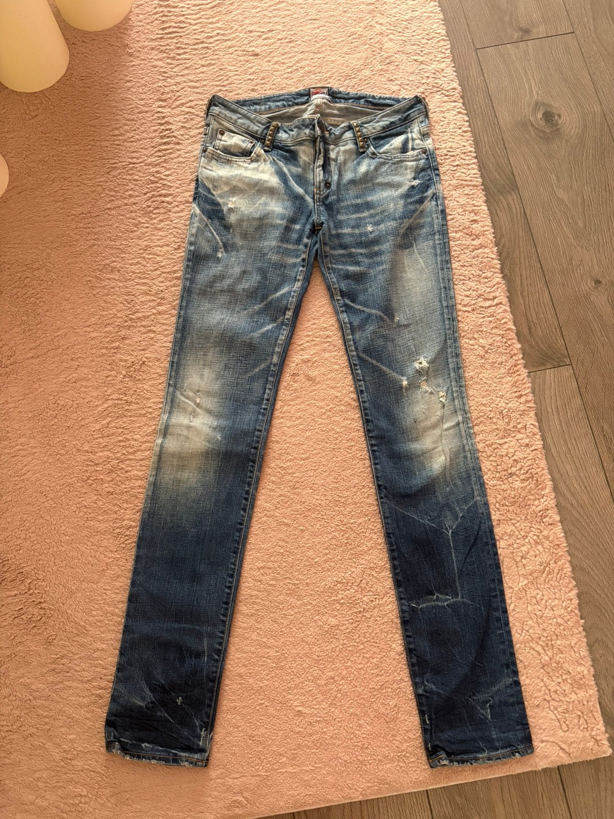 Vintage Prps Jeans 28., Ophalen of Verzenden, Zo goed als nieuw, Blauw, Overige jeansmaten