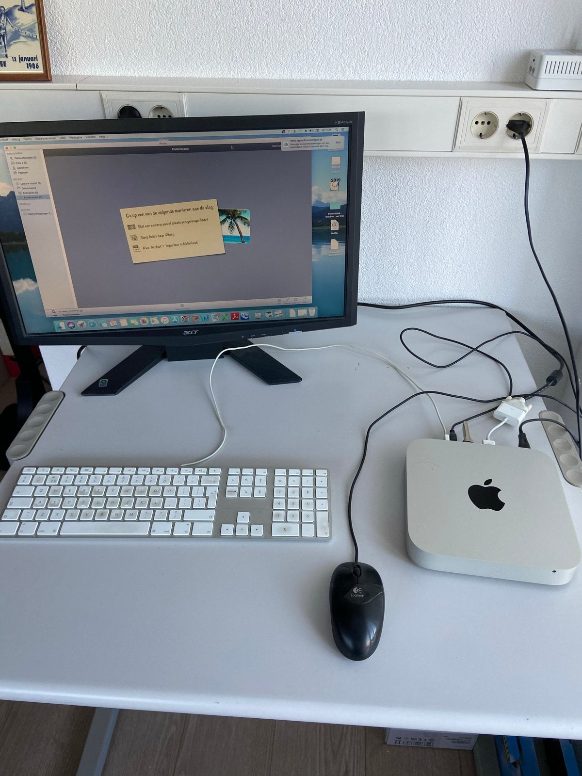 Apple Mac Mini met Acer monitor, Computers en Software, Ophalen, Gebruikt, 2 tot 3 Ghz, Mac Mini