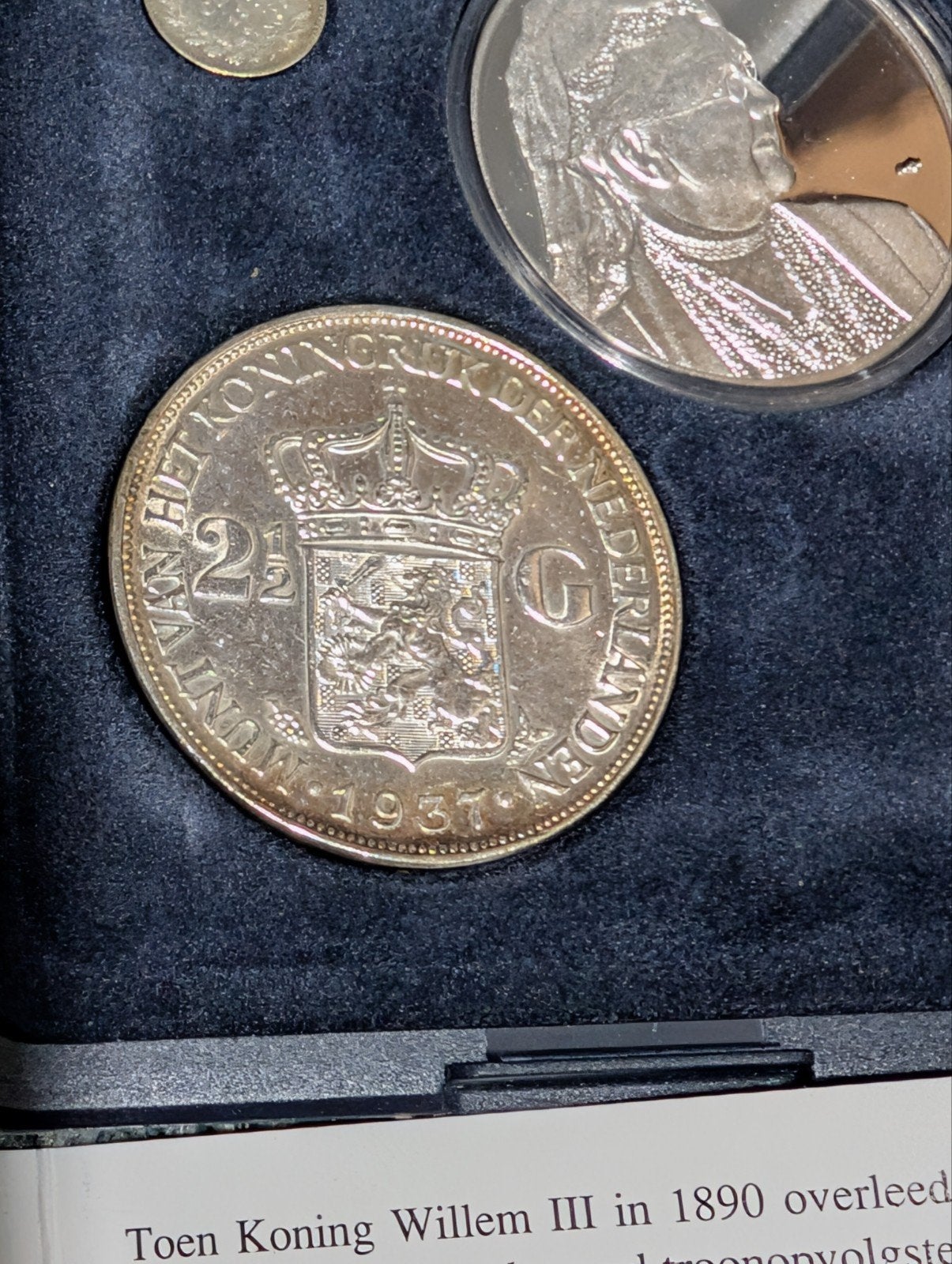 Koningin Emma zilveren muntenset (3 munten), Ophalen of Verzenden, Koningin Wilhelmina, Setje, Zilver