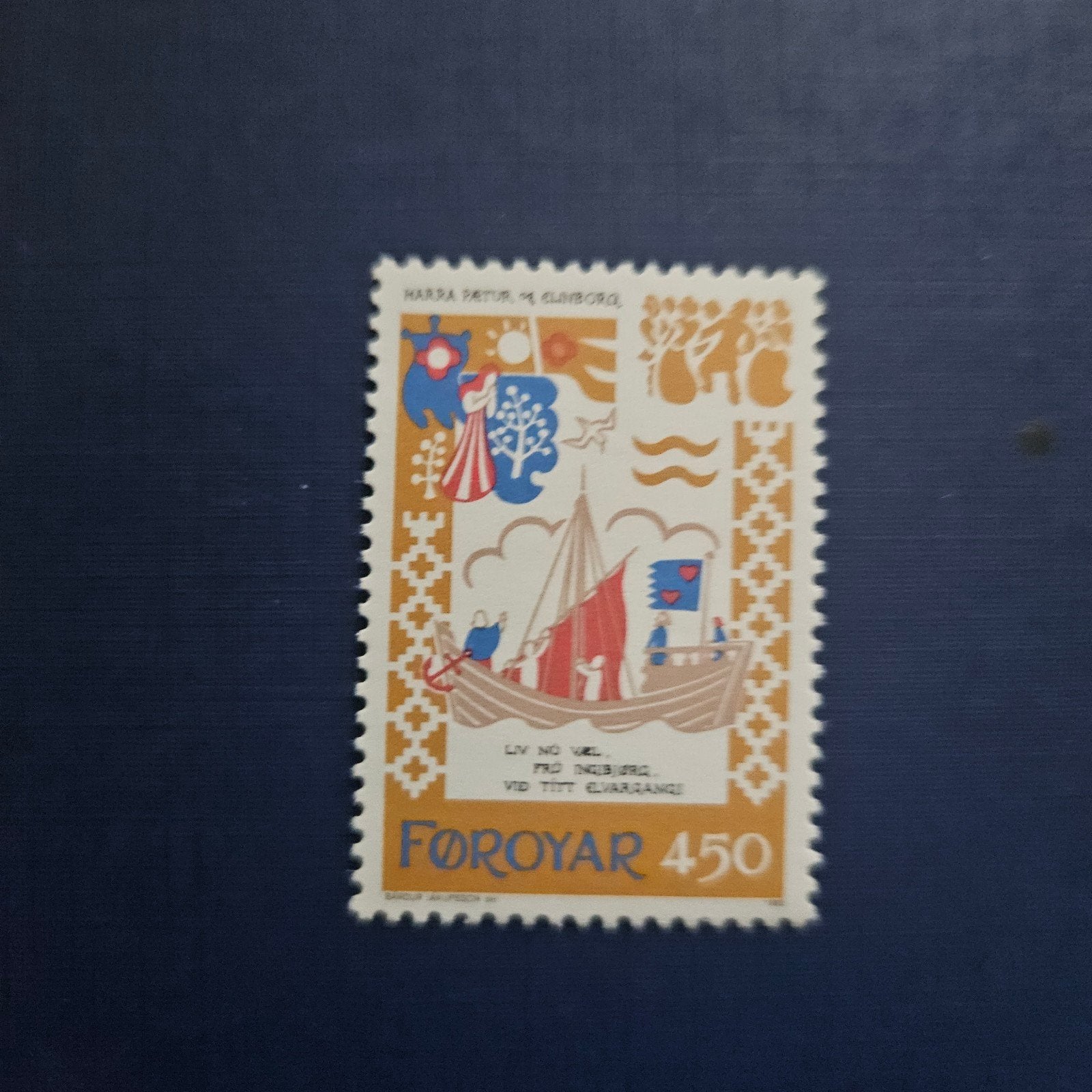Denemarken Faeröer nr 78 pf, Ophalen of Verzenden, Denemarken, Postfris