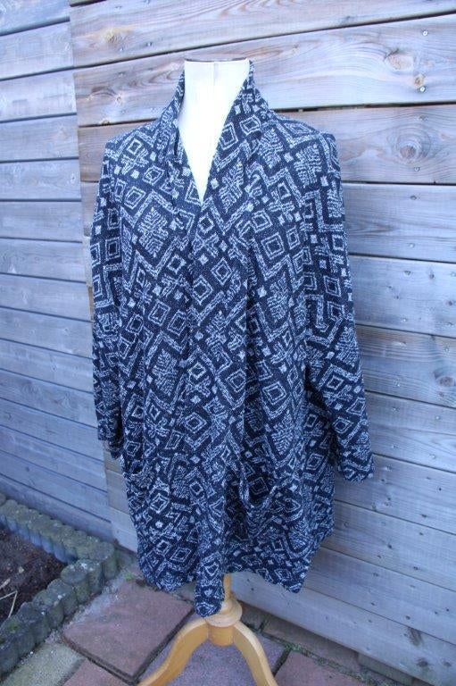 Vest zwart/ grijs Ulla popken mt 50/52 Vaste Prijs OPRUIMING, Verzenden, Zwart, Trui of Vest, Ulla Popken