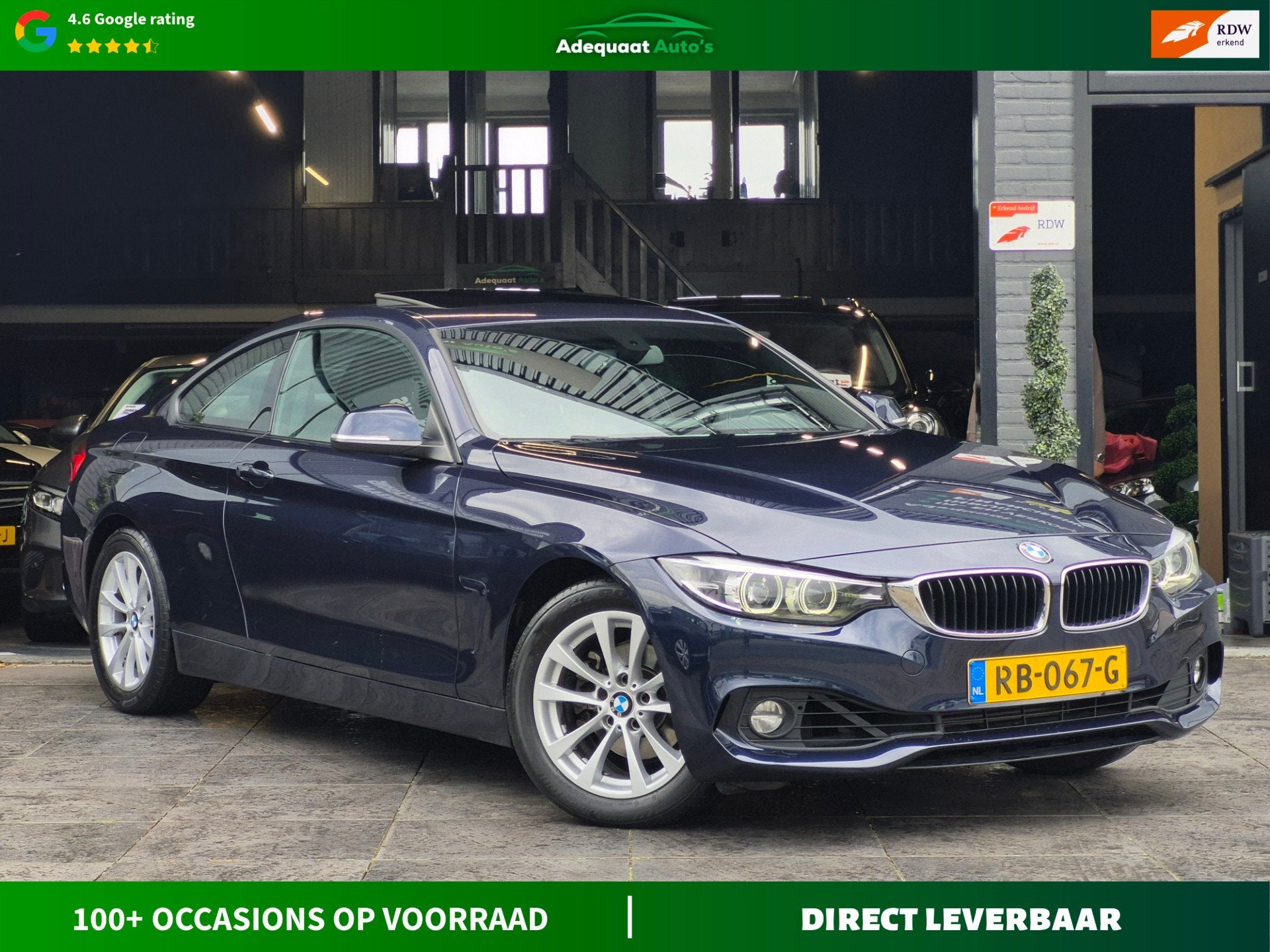 BMW 4-serie Coupé 418i|AUT|1e eig|NAP|Schuifdak|PDC|Cruise, Auto's, Automaat, Gebruikt, 4-Serie, Met garantie (alle)