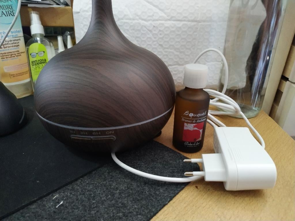 Aroma Diffuser 500 ml met Premium 6 Fragrance Oils Set, Ophalen of Verzenden, Nieuw, Aroma