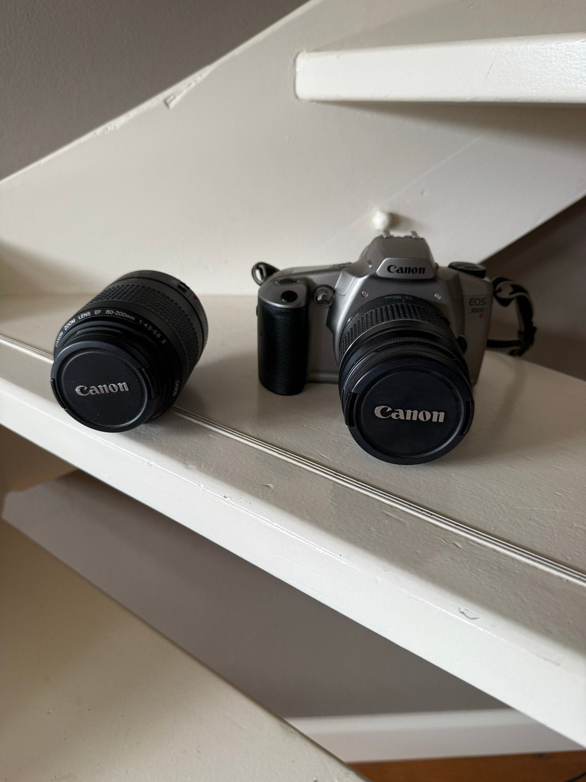 Canon EOS 3000N Spiegelreflexcamera met 2 lenzen en tas, Ophalen of Verzenden, Zo goed als nieuw, Spiegelreflex, Canon