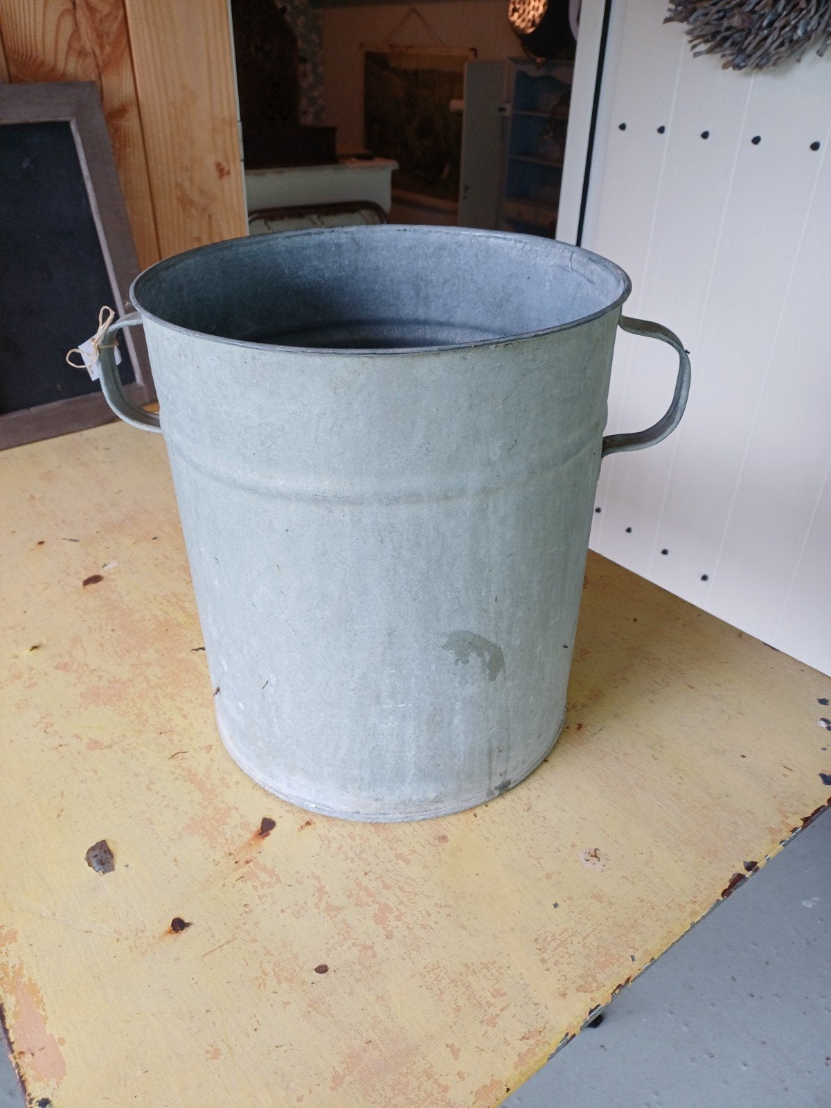 Brocante Zinken Teil/Bak, Ophalen of Verzenden, Metaal, 30 tot 60 cm, 60 tot 100 cm