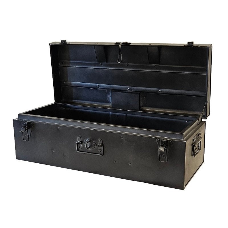 Industrieel Stalen Kist IJzeren Opbergkist Retro Koffer, Minder dan 50 cm, De Hanze Herten BV, Nieuw, Ophalen of Verzenden