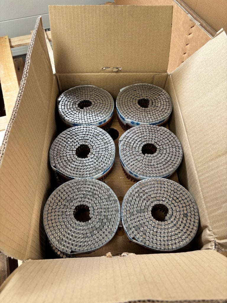Spoelnagels 2.5x50 mm RVS Ring plat kop + SCN66 tacker, 50 tot 100 mm, Verzenden, Tackerstore, Info@tackerstore.nl