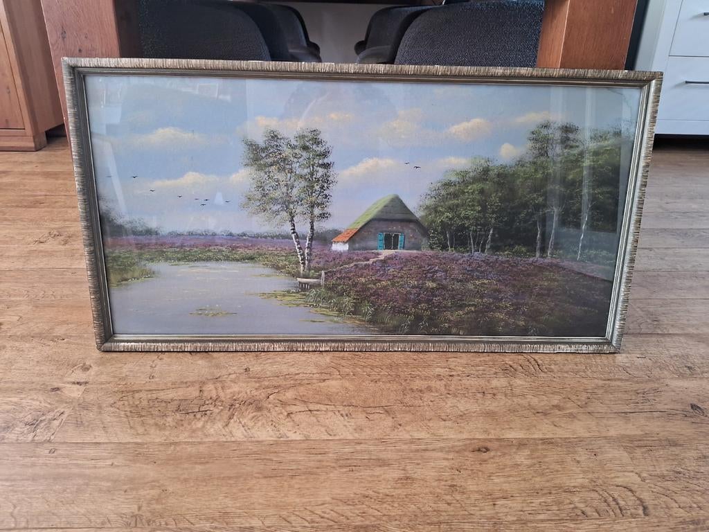 Mooie schilderij, Ophalen, Schilderij, 50 tot 75 cm