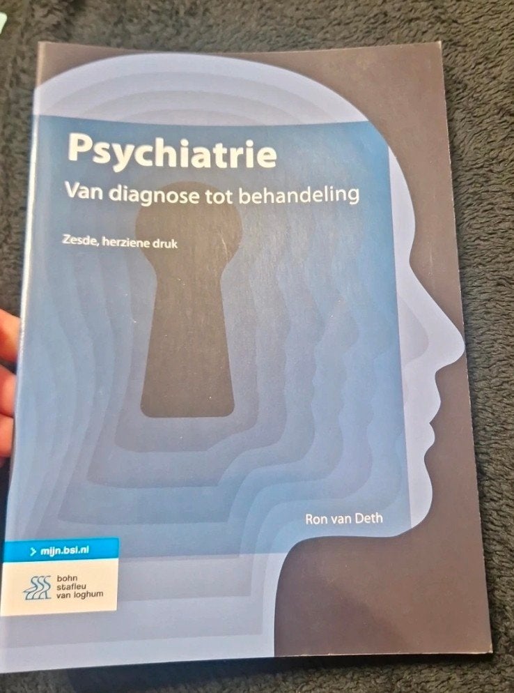 Psychiatrie: Van diagnose tot behandeling - Zesde druk, Ophalen of Verzenden, Zo goed als nieuw