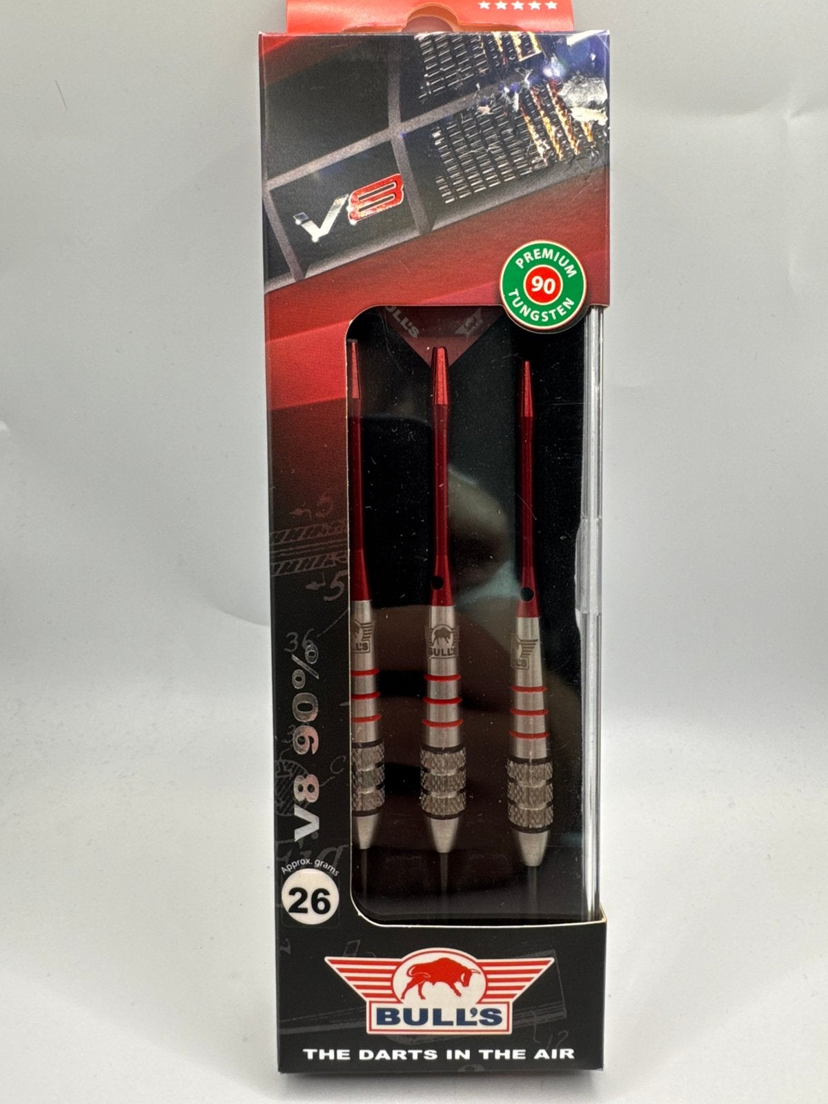 Bull’s V8 26 Gram Dartpijlen, Sport en Fitness, Darts, Ophalen of Verzenden, Zo goed als nieuw, Nvt, Pijlen