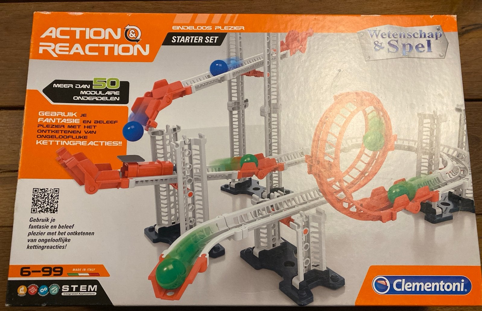 Clementoni Action Reaction Starter Set knikkerbaan, Ophalen, Gebruikt, Overige merken