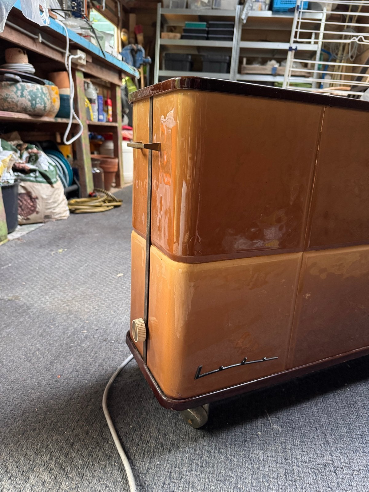 Vintage elektrische kachel Leda(?) - jaren '50/'60, Huis en Inrichting, Kachels, Ophalen, Gebruikt, Overige soorten, Elektrisch