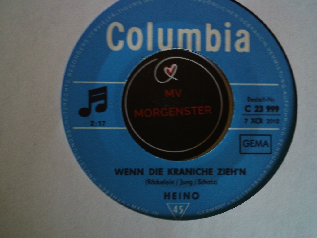 heino - wenn die kraniche zieh'n  1jul, 7 inch, Ophalen of Verzenden, Zo goed als nieuw, Pop