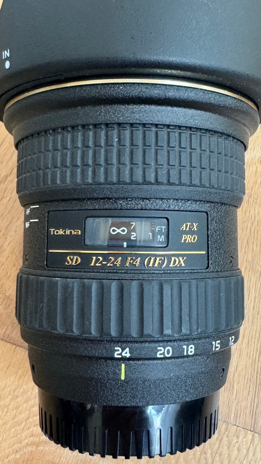 Tokina AT-X PRO SD 12-24 F4 (IF) DX voor Nikon, Tokina, Nieuw, Nikon F-mount, Inclusief filter