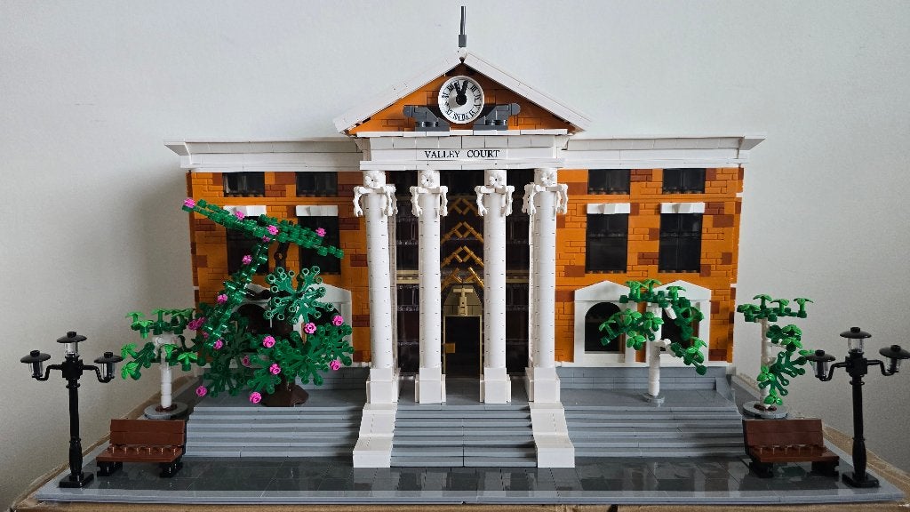 Bouwstenen set Back to the Future Hill Valley 4269 stenen, Ophalen of Verzenden, Zo goed als nieuw, Overige merken