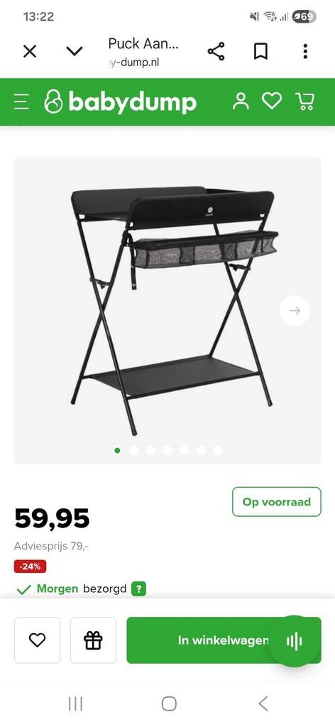 Inklapbare verschoontafel - zo goed als nieuw, Kinderen en Baby's, Badjes en Verzorging, Ophalen of Verzenden, Zo goed als nieuw