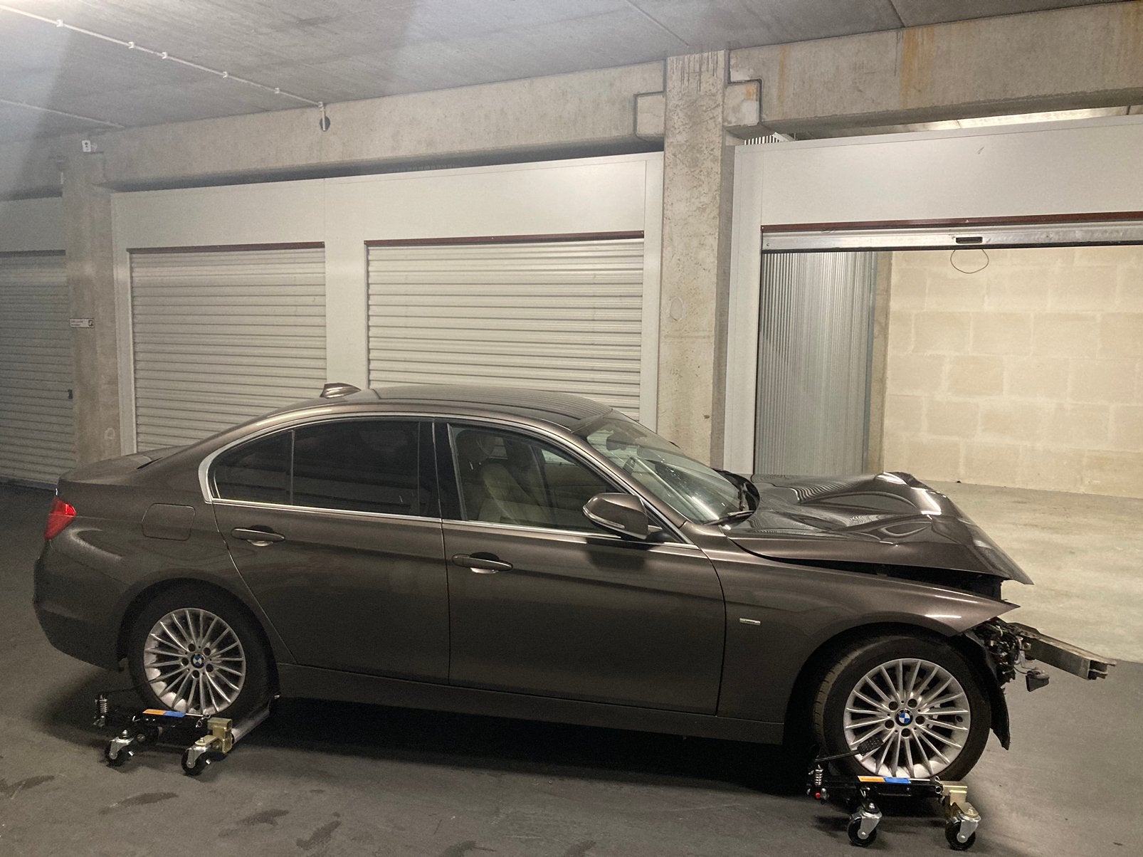 BMW 3-Serie 320i head up display Aut8 (f30) luxury, Auto's, Achterwielaandrijving, Beige, 4 cilinders, Bruin