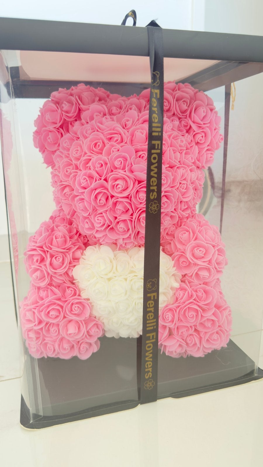 Roze Rozenbeer - Ferelli Flowers, Ophalen, Nieuw, Kraamcadeau