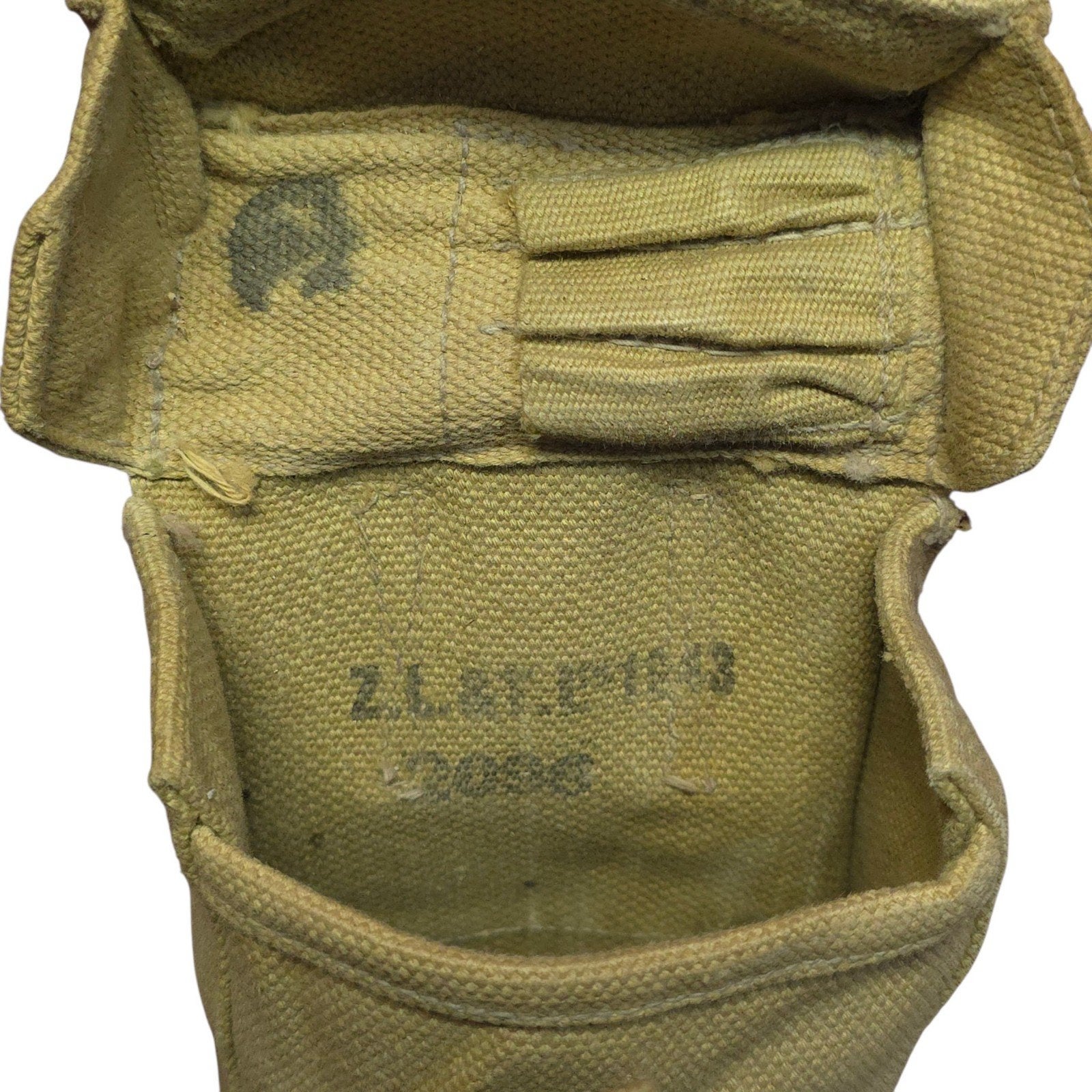 Originele Canadese ammo pouch 1943, Ophalen of Verzenden, Landmacht, Overige gebieden, Overige typen