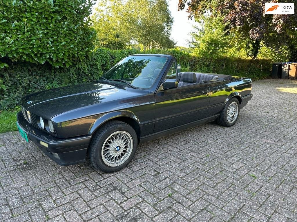 BMW 3-serie Cabrio 318i E30 automaat topstaat, Auto's, Automaat, Achterwielaandrijving, Cabriolet, 1796 cc