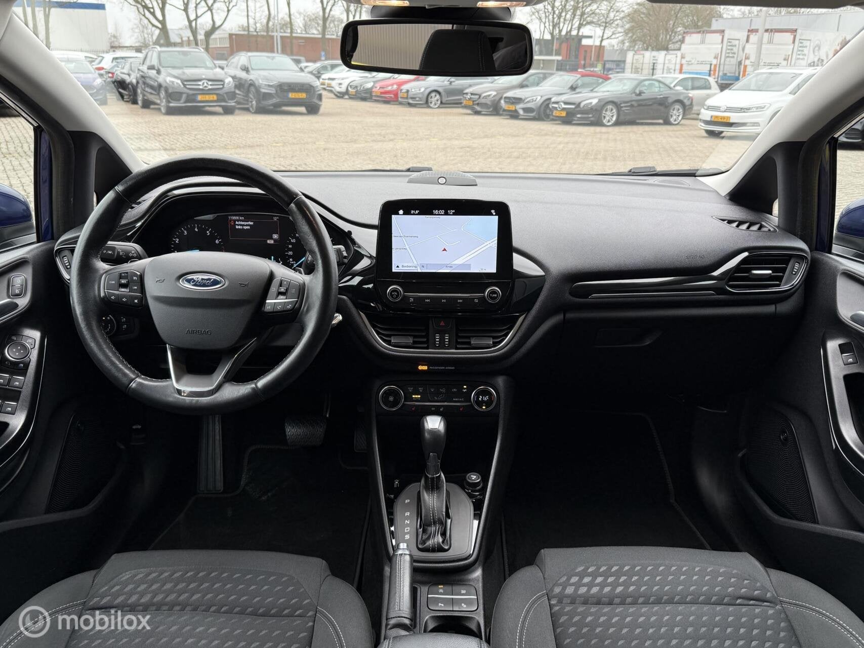 Ford Fiesta 1.0 EcoBoost Titanium AUTOMAAT | TOPSTAAT |, Auto's, 101 pk, Gebruikt, Blauw, Bedrijf