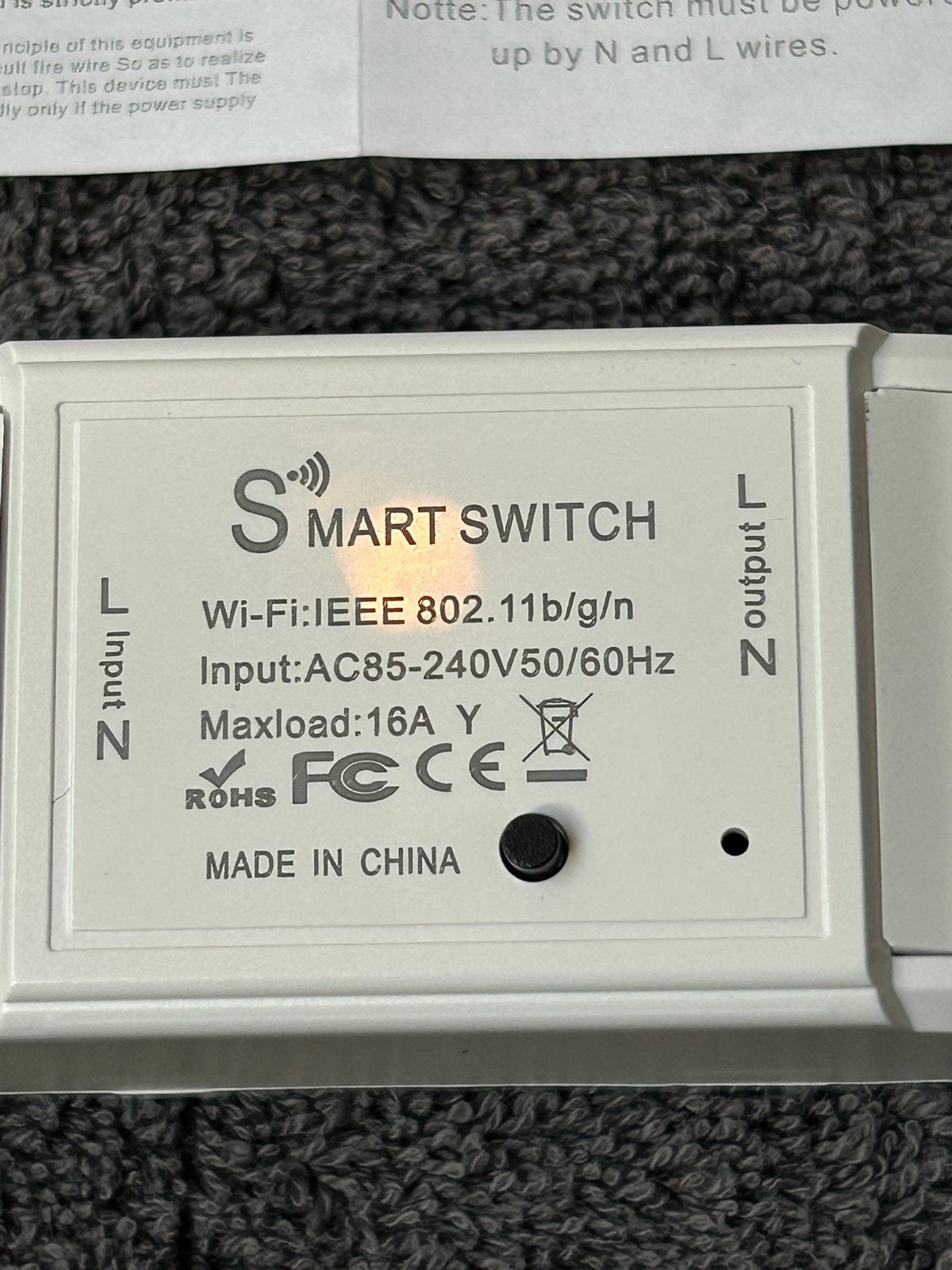 Nieuwe Smart Switch - Wi-Fi, 16A - Ongebruikt, Ophalen of Verzenden, Nieuw