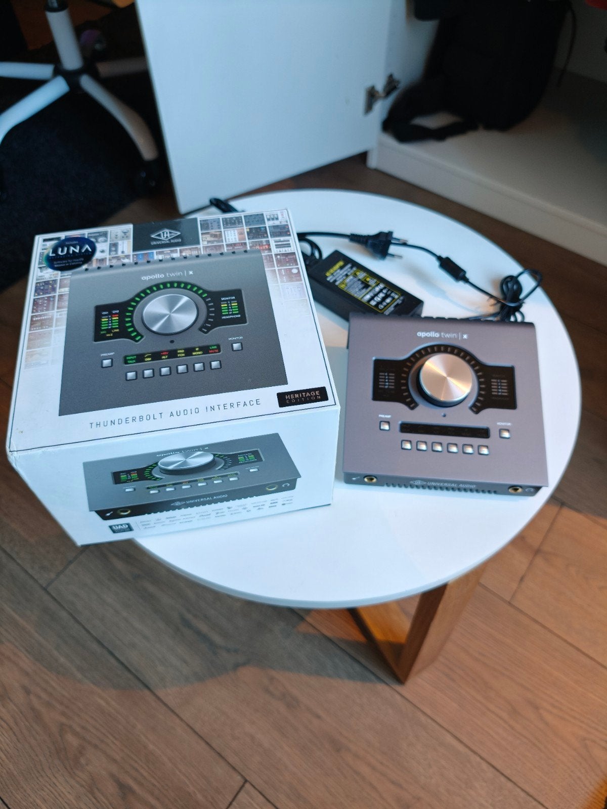 UAD Apollo Twin X Duo + 63 VST, Computers en Software, Geluidskaarten, Ophalen of Verzenden, Gebruikt, Universal Audio UAD
