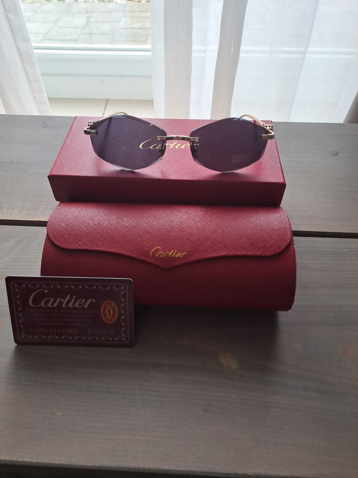Cartier Zonnebril Nieuw!, Ophalen of Verzenden, Nieuw, Overige merken