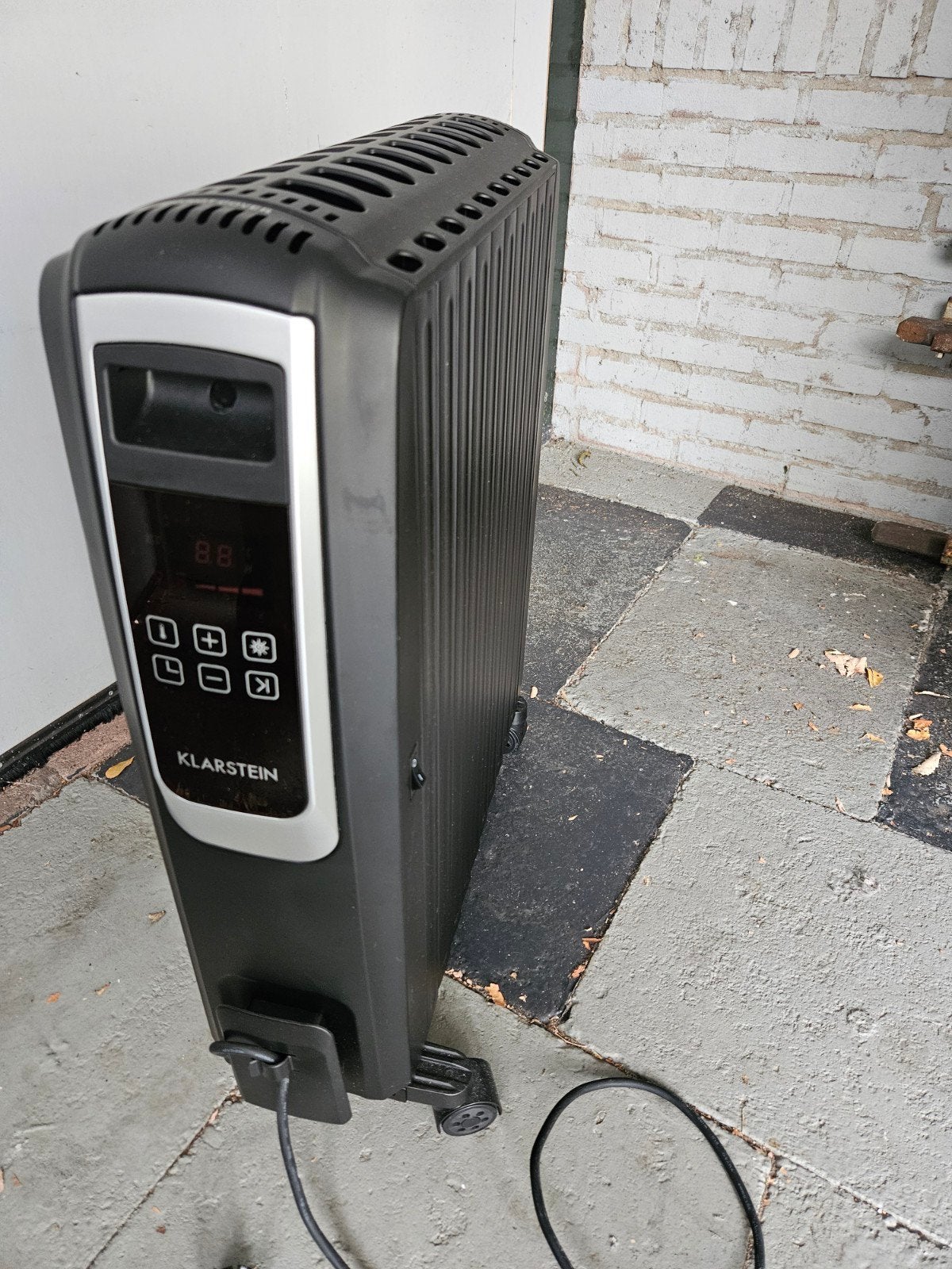 Klarstein Elektrische Olie Radiator - Zwart, 2500W, Overige soorten, Elektrisch, Ophalen of Verzenden, Zo goed als nieuw