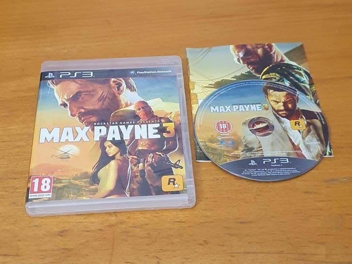 PS3 | Max Payne 3, Spelcomputers en Games, Gebruikt, Vanaf 18 jaar, Shooter, 1 speler