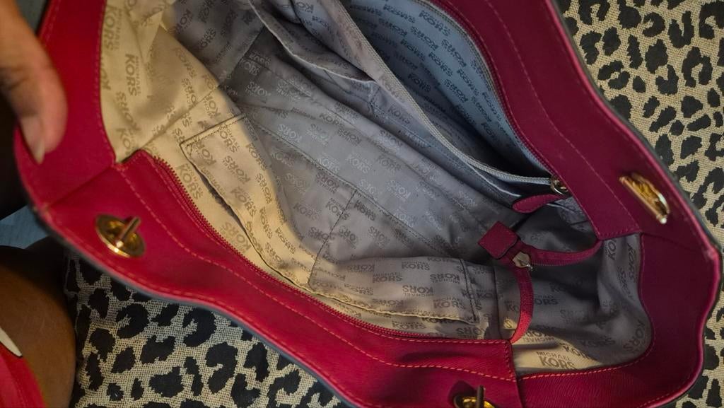Michael Kors Handtas - Rood, Ophalen, Zo goed als nieuw, Rood, Handtas