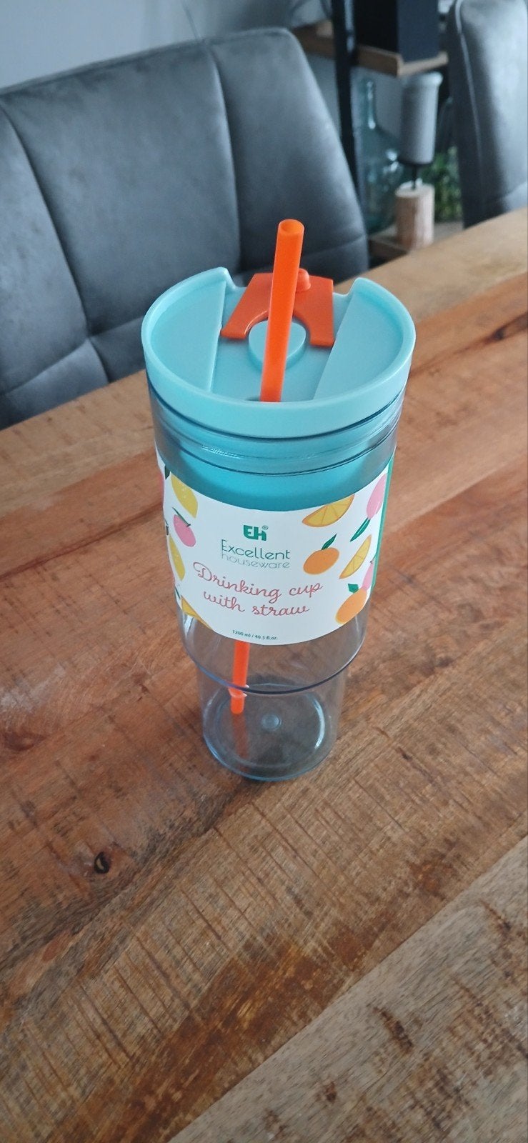 nieuwe drinkbeker met rietje, Ophalen of Verzenden, Nieuw