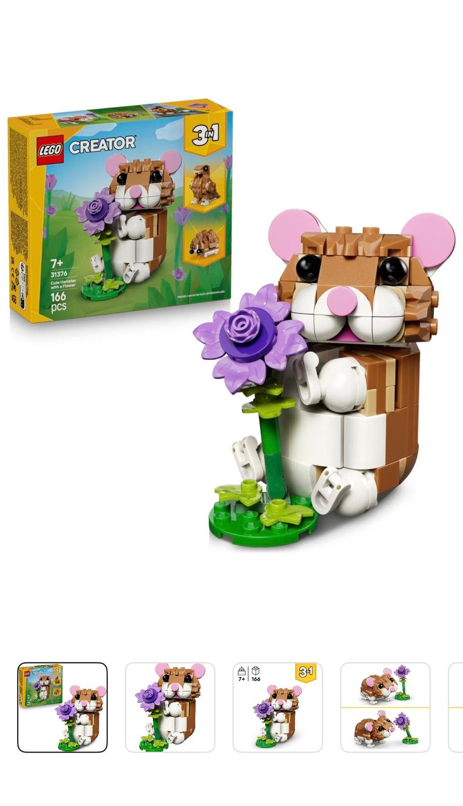 Nieuwe lego creator cute hamster, Ophalen, Nieuw