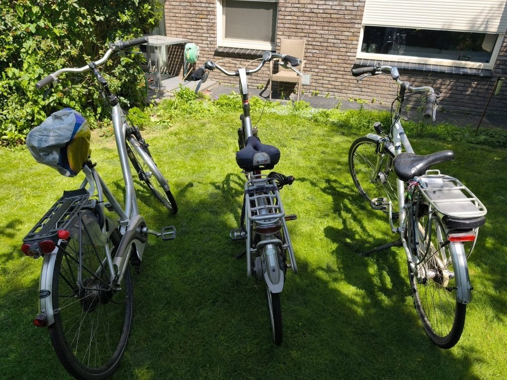 Buitenkansje: Drie elektrische fietsen, opknappers, 51 tot 55 cm, Ophalen, Gebruikt, Overige merken