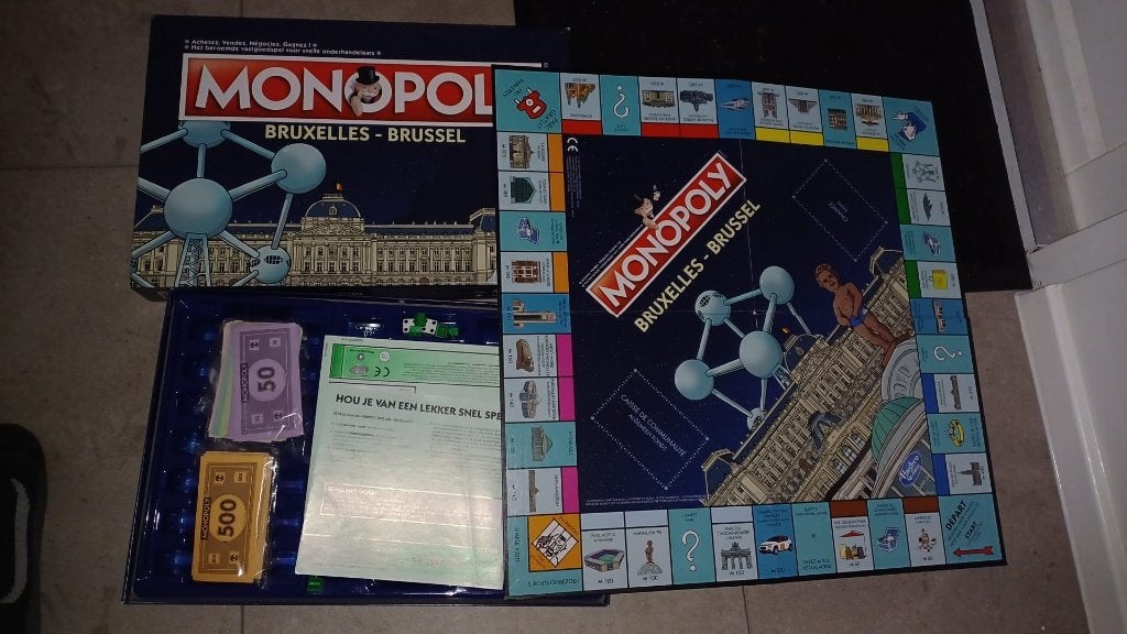 bordspel Monopoly Brussel Monopolie Bruxelles, Ophalen of Verzenden, Nieuw, Monopoly