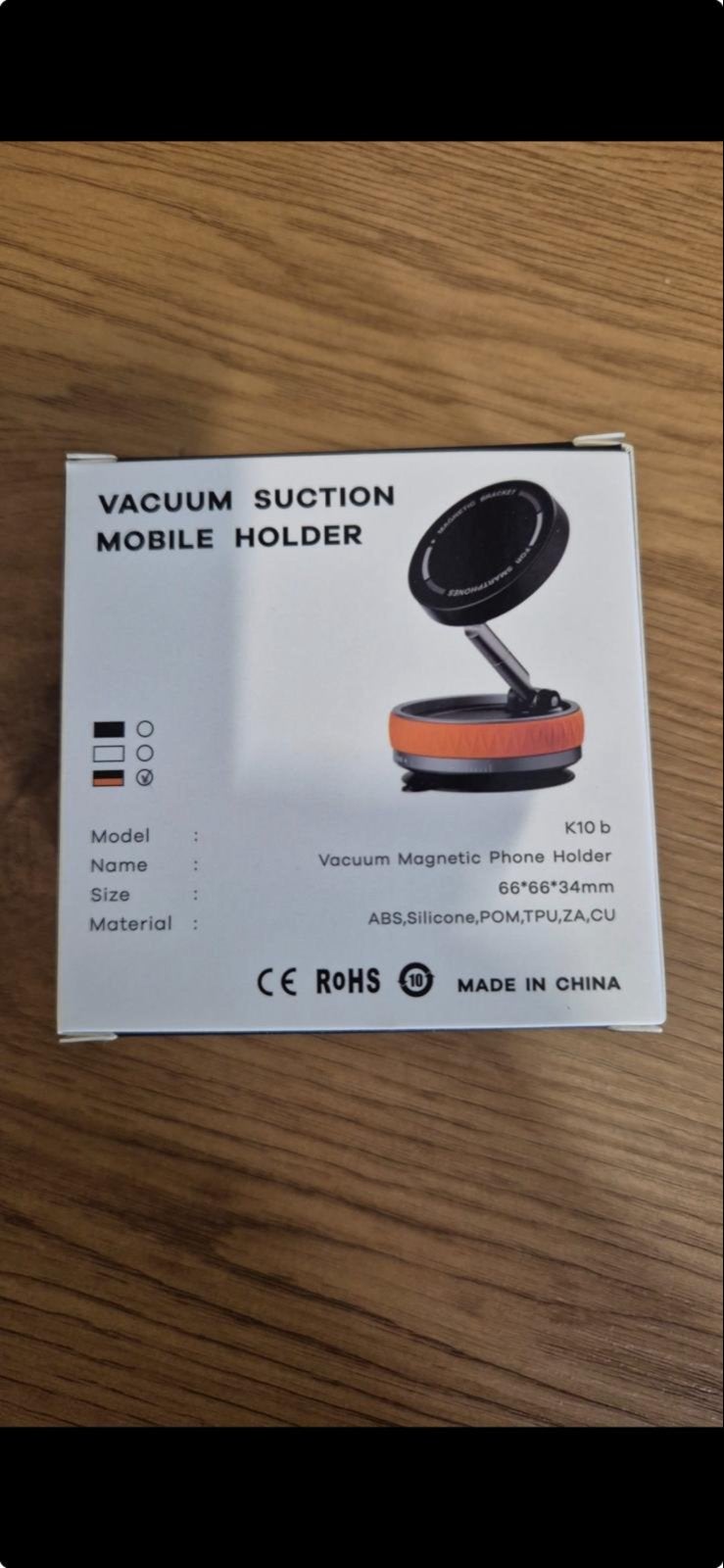 Vacuüm Zuignap Mobiele Telefoonhouder K10b, Ophalen of Verzenden, Nieuw, Auto